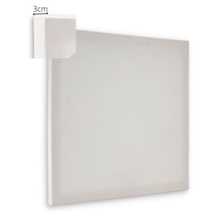 Painel para Pintura 50x50x3cm Chassi Simples Virado - Palácio da Arte