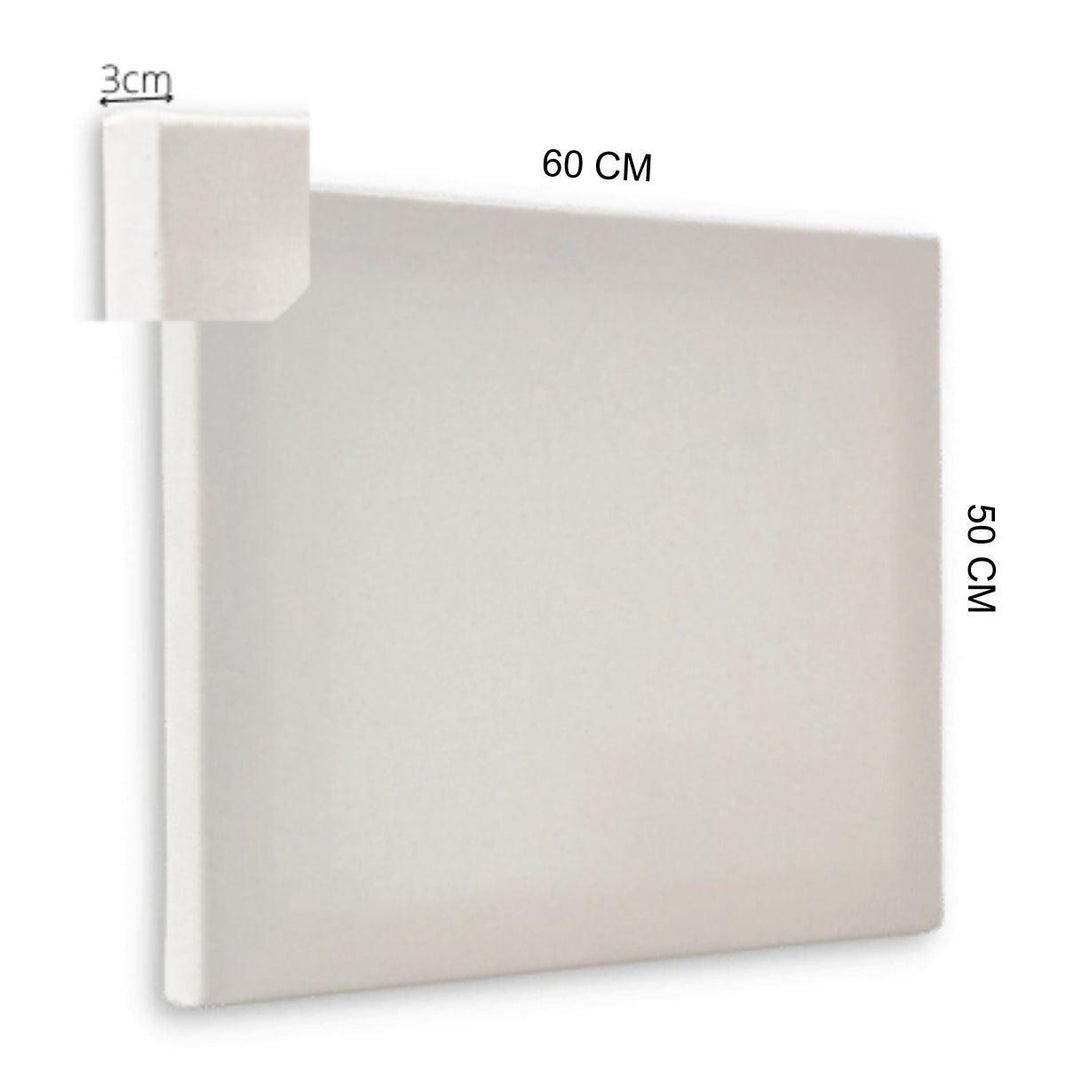 Painel para Pintura 50x60x3cm Chassi Simples Virado - Palácio da Arte