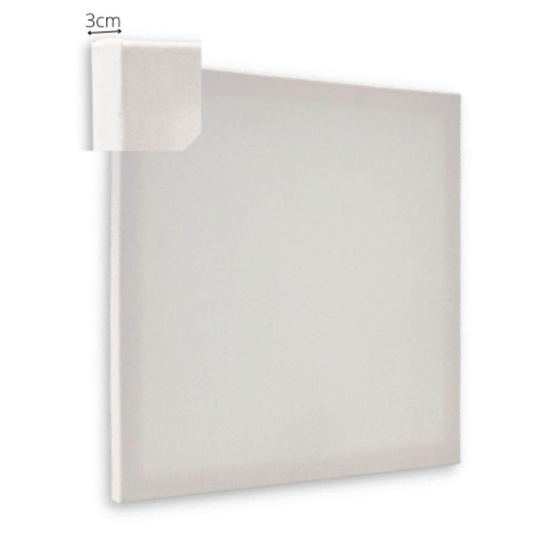 Painel para Pintura 60x60x3cm Chassi Simples Virado - Palácio da Arte