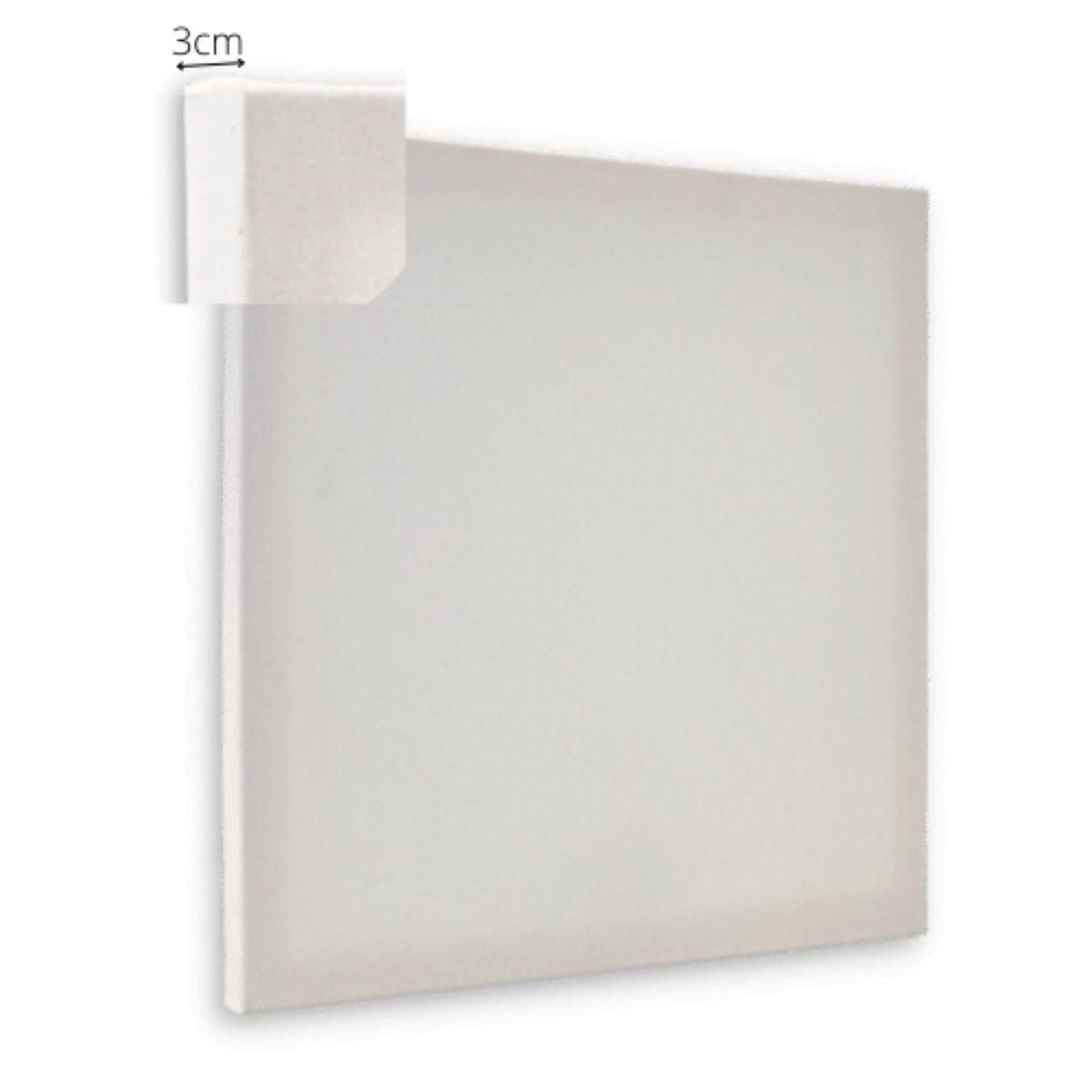 Painel para Pintura 60x60x3cm Chassi Simples Virado - Palácio da Arte