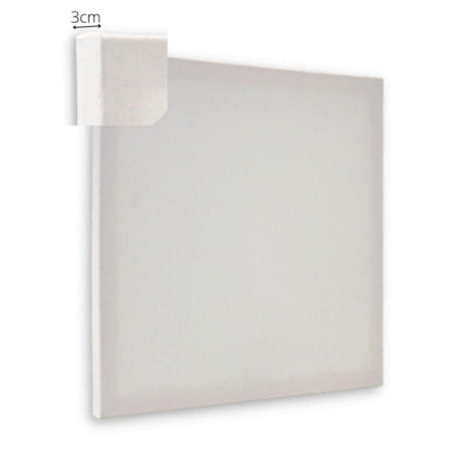 Painel para Pintura 60x60x3cm Chassi Simples Virado - Palácio da Arte