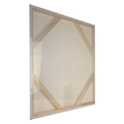 Painel para Pintura 60x60x3cm Chassi Simples Virado - Palácio da Arte