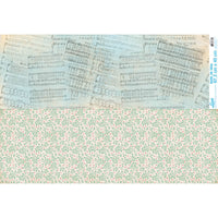 Papel de Seda Litoarte PSLN-016 Natal Pautas Musicais e Verdinhos 67,5x46cm - Palácio da Arte