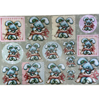 Papel Decoupage 34x48 LDP-016 Páscoa Coelhinho Embrulhado - Palácio da Arte
