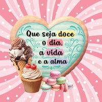 Papel Decoupage Adesiva Litoarte DAX-211 Que Seja Doce 10x10cm - Palácio da Arte