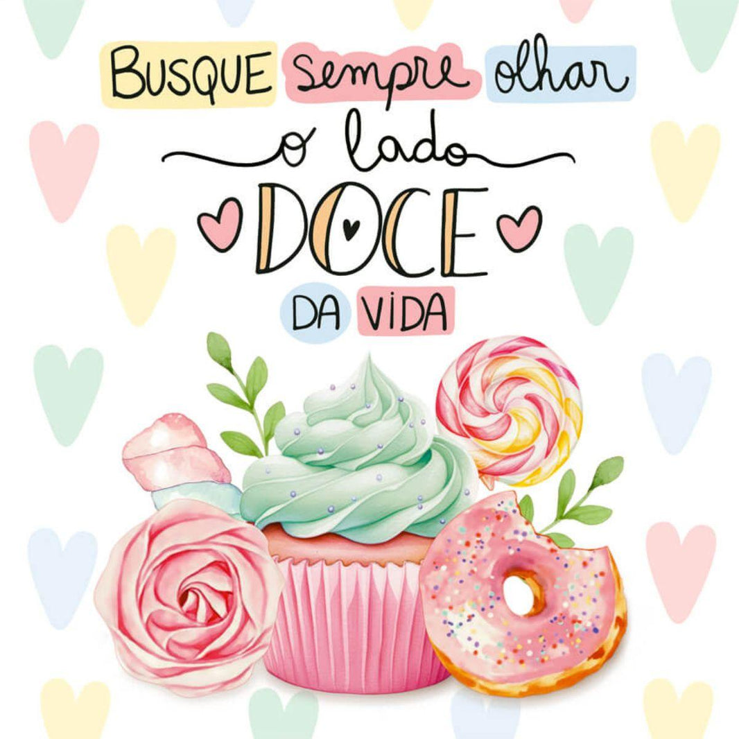 Papel Decoupage Adesiva Litoarte DAXV-096 Sempre 15x15cm - Palácio da Arte