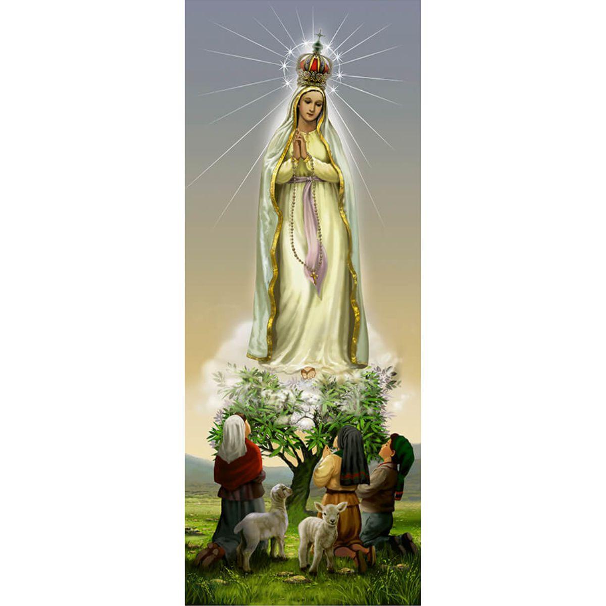 Papel Decoupage Arte Francesa Litoarte AFVM-016 Nossa Senhora de Fátima 17x42cm - Palácio da Arte