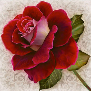 Papel Decoupage Arte Francesa Litoarte AFX-345 Rosa Vermelha 10x10cm - Palácio da Arte