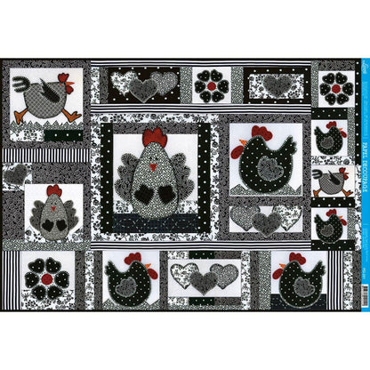 Papel Decoupage Litoarte PD-391 Patch Galinha 49x34,3cm - Palácio da Arte