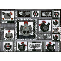 Papel Decoupage Litoarte PD-391 Patch Galinha 49x34,3cm - Palácio da Arte
