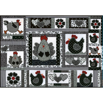 Papel Decoupage Litoarte PD-391 Patch Galinha 49x34,3cm - Palácio da Arte