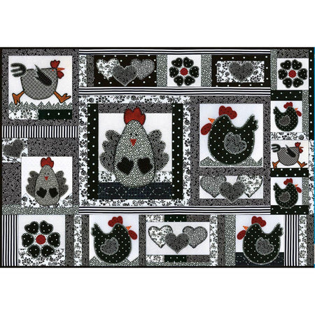 Papel Decoupage Litoarte PD-391 Patch Galinha 49x34,3cm - Palácio da Arte