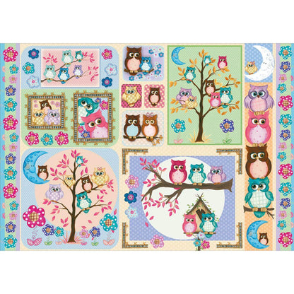 Papel Decoupage Litoarte PD-638 Corujas 49x34,3cm - Palácio da Arte