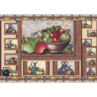 Papel Decoupage Litoarte PD-707 Frutas 49x34,3cm - Palácio da Arte