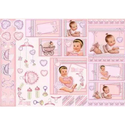 Papel Decoupage Litoarte PD-752 Meu Bebe 49x34,3cm - Palácio da Arte