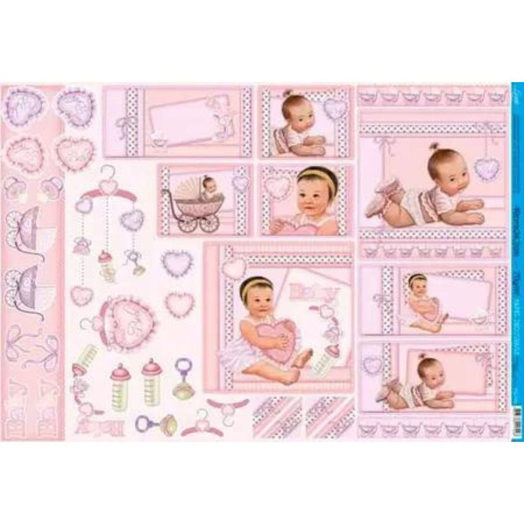 Papel Decoupage Litoarte PD-752 Meu Bebe 49x34,3cm - Palácio da Arte