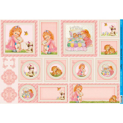 Papel Decoupage Litoarte PD-788 Menininha 49x34,3cm - Palácio da Arte