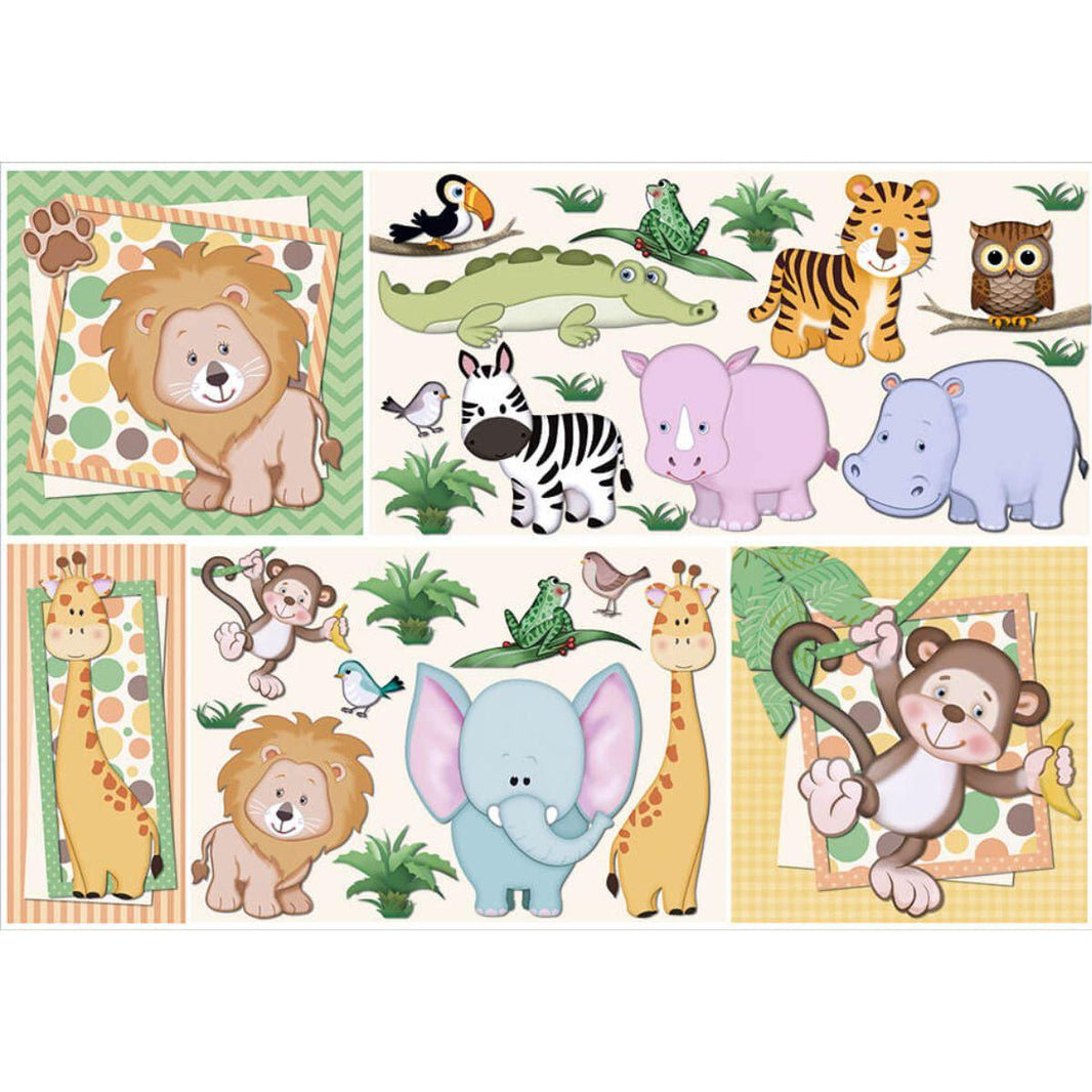 Papel Decoupage Litoarte PD-824 Animais 49x34,3cm - Palácio da Arte