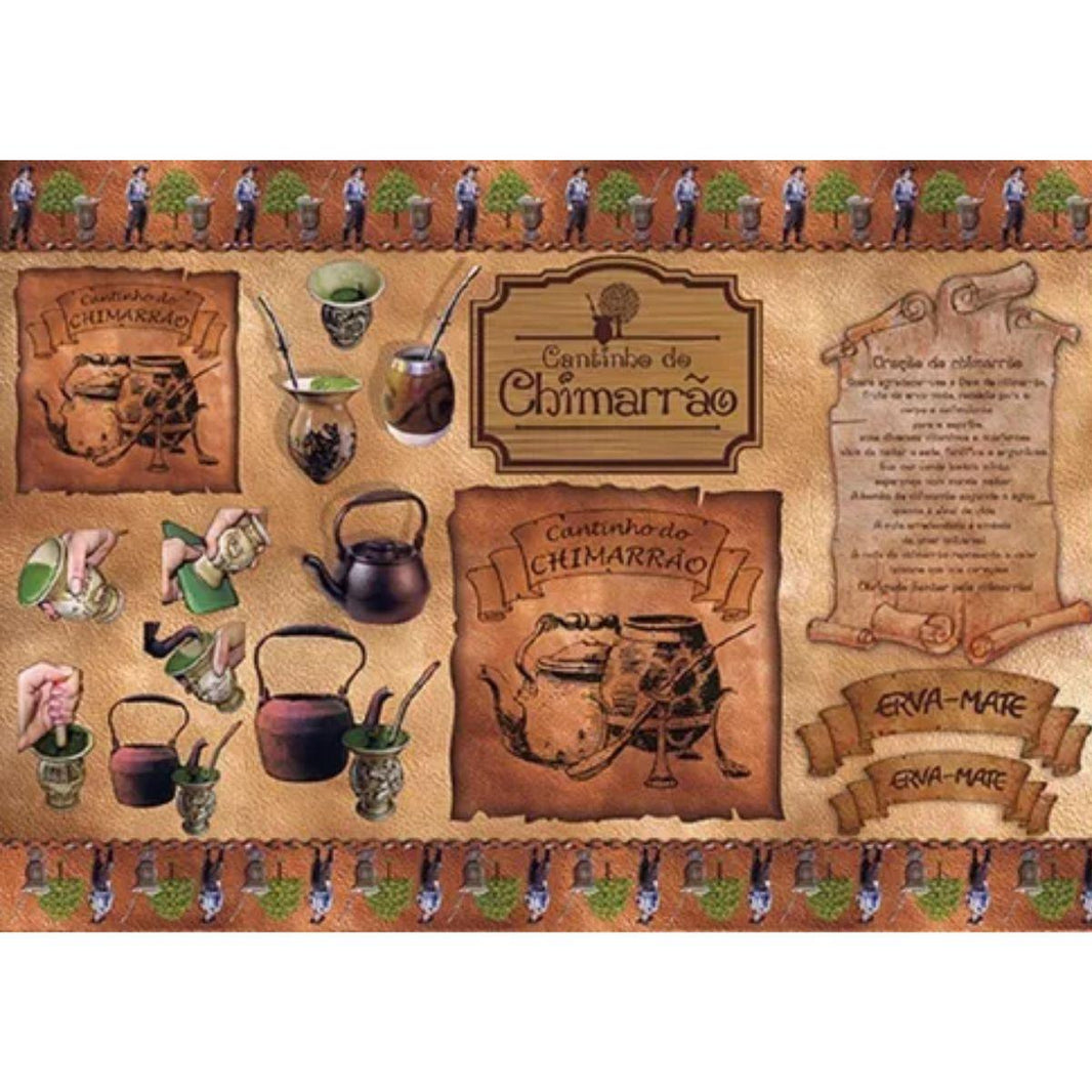 Papel Decoupage Litoarte PD-833 Chimarrão 49x34,3cm - Palácio da Arte