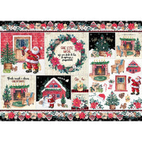 Papel Decoupage Litoarte PDN-143 Natal Que Este Natal 49x34,3cm - Palácio da Arte