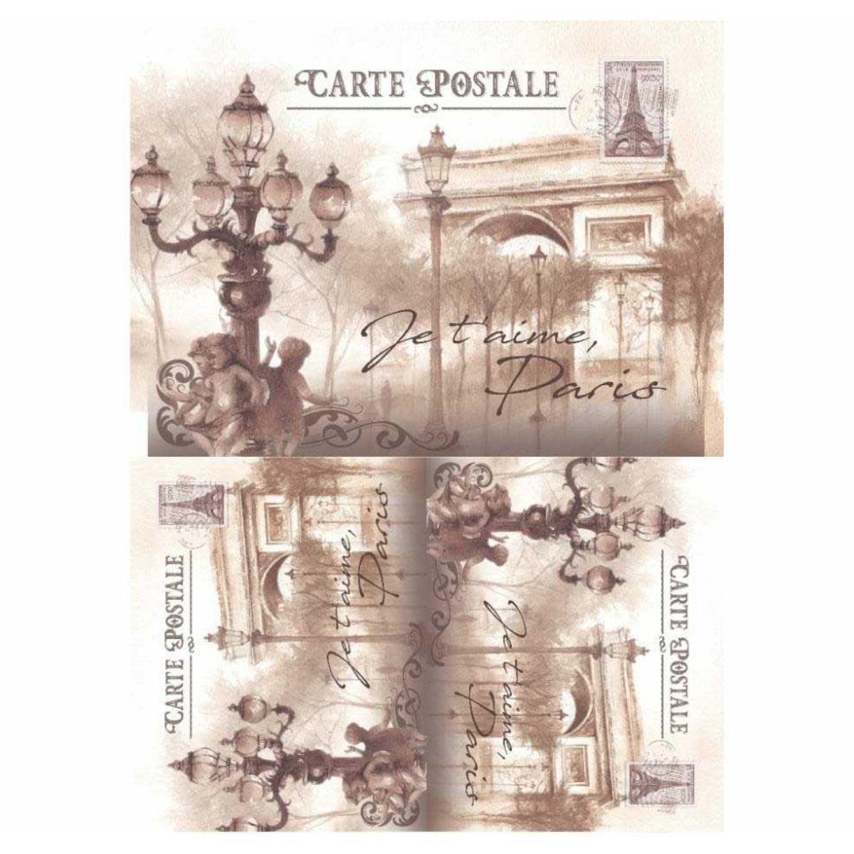 Papel Decoupage OPAPEL 30x45 2478 Cidades Paris - Palácio da Arte