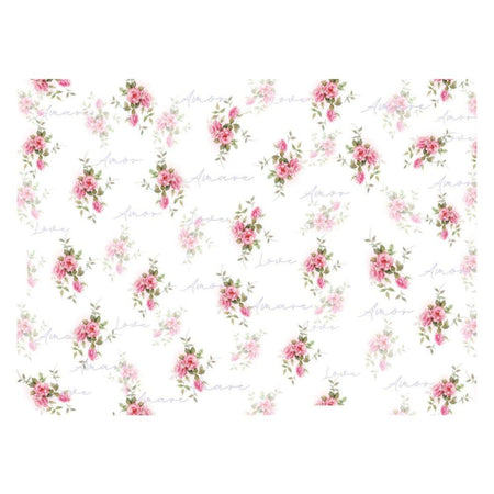 Papel Decoupage OPAPEL 30x45 2530 Estampa Flores Micro III - Palácio da Arte