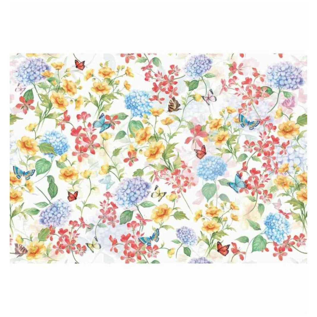 Papel Decoupage OPAPEL 30x45 3185 Estamparia Flores Diversas I - Palácio da Arte