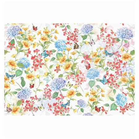 Papel Decoupage OPAPEL 30x45 3185 Estamparia Flores Diversas I - Palácio da Arte