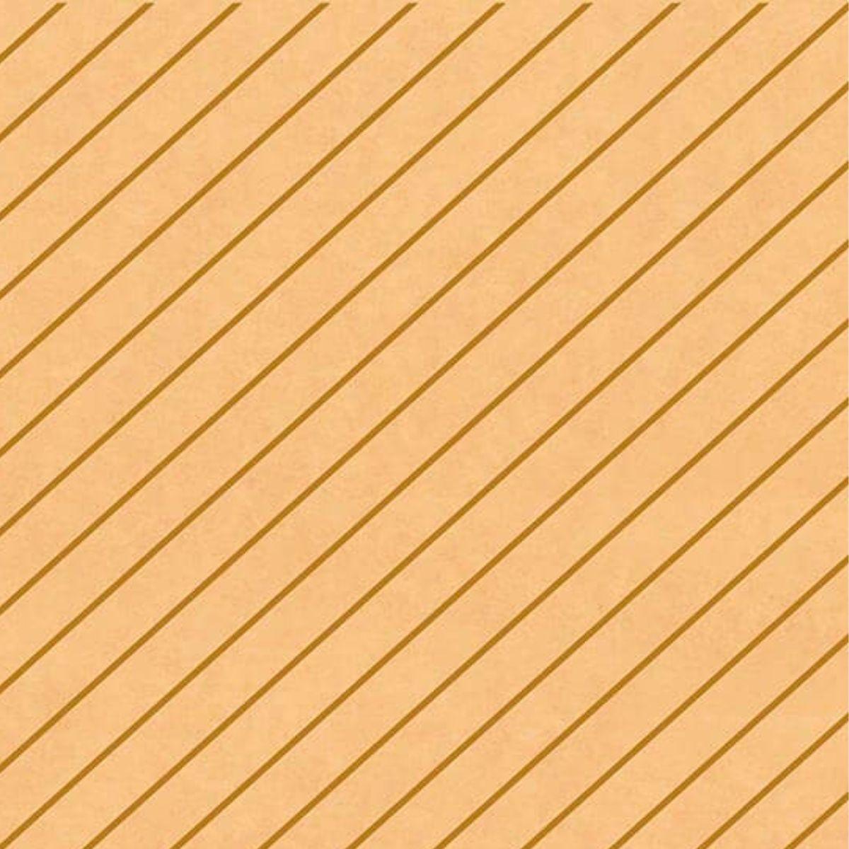 Papel Kraft com Hot Stamping Litoarte FKLH-001 Listras 30x30cm com 2 unidades - Palácio da Arte