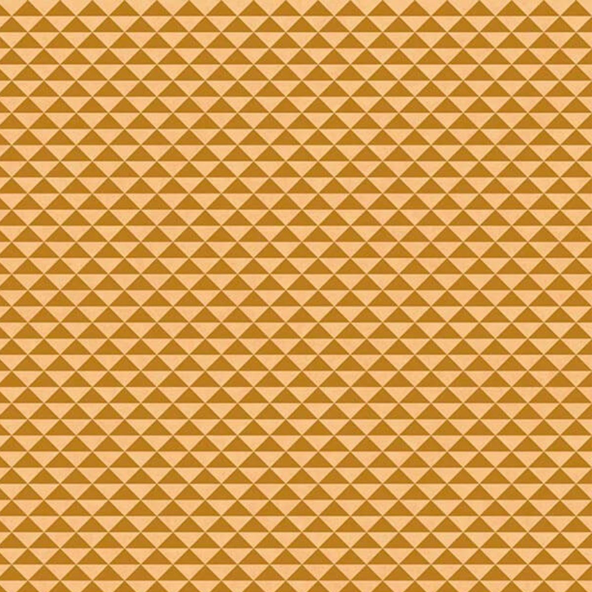 Papel Kraft com Hot Stamping Litoarte FKLH-003 Triângulos 30x30cm com 2 unidades - Palácio da Arte