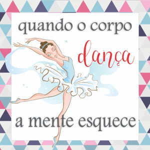 Papel Scrapbook 15x15 2776 Bailarina 1 OPACARD - Palácio da Arte