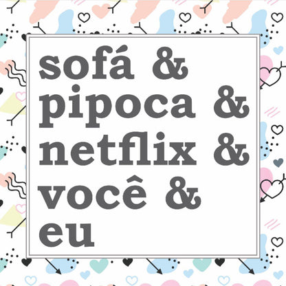 Papel Scrapbook 15x15 2792 Sofá e Pipoca OPACARD - Palácio da Arte