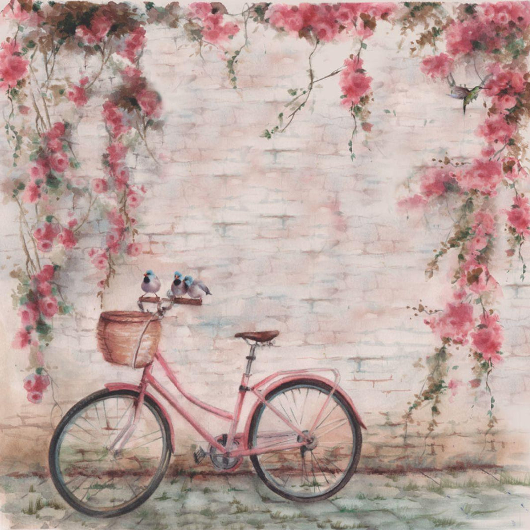Papel Scrapbook 30x30 2638 Bicicleta 1 OPADECOR - Palácio da Arte