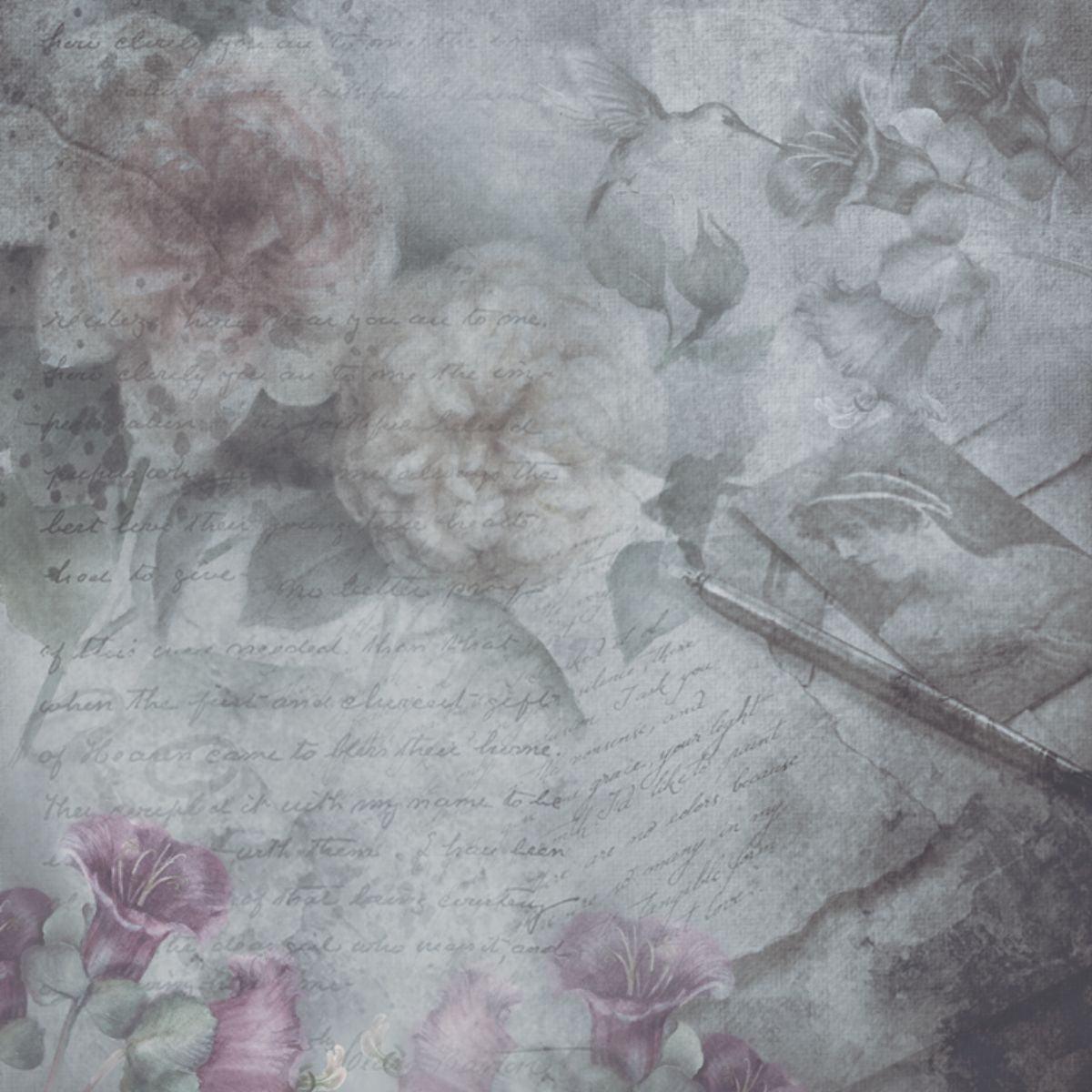 Papel Scrapbook 30x30 2652 Flor Rosas 4 OPADECOR - Palácio da Arte