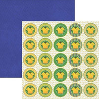 Papel Scrapbook Brasil Medalhão Camiseta SDF412 Toke e Crie by Ivana Madi - Palácio da Arte