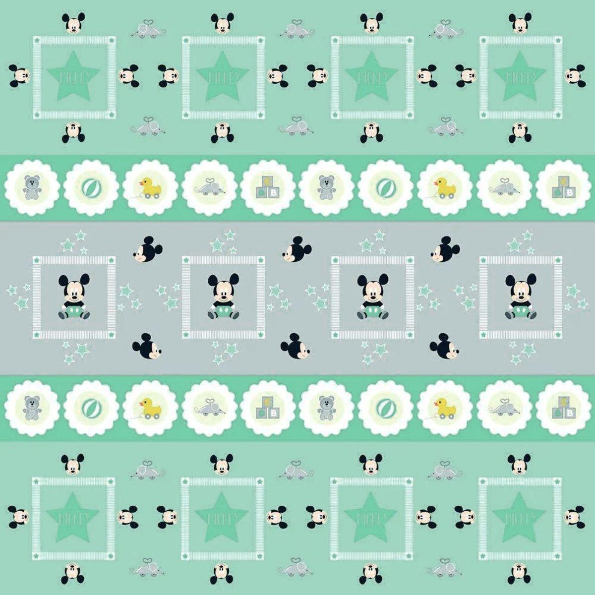 Papel Scrapbook Disney Baby Mickey Forminhas e Toppers SDFD034 Toke e Crie - Palácio da Arte