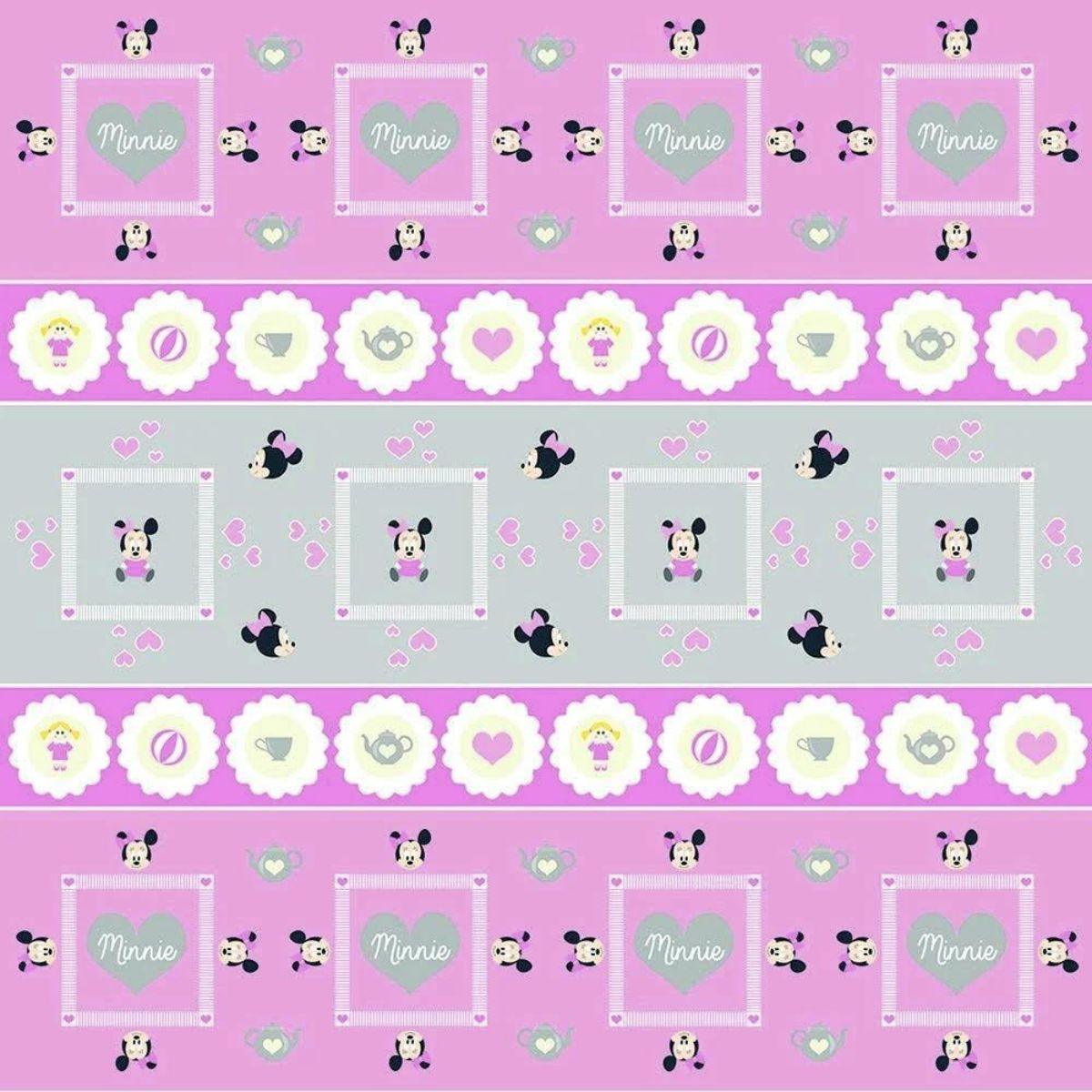 Papel Scrapbook Disney Baby Minnie Forminhas e Toppers SDFD024 Toke e Crie - Palácio da Arte