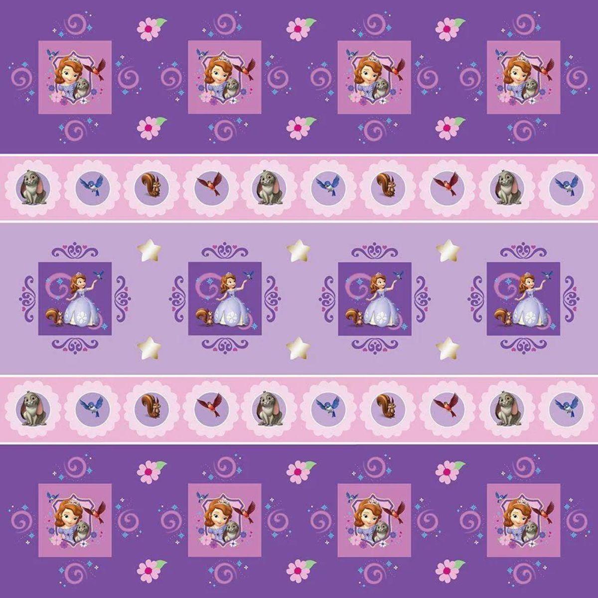 Papel Scrapbook Disney Princesinha Sofia Forminhas e Toppers SDFD050 Toke e Crie - Palácio da Arte