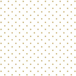 Papel Scrapbook Hot Stamping Litoarte SH30-009 Poá Dourado e Branco 30x30cm - Palácio da Arte