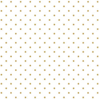 Papel Scrapbook Hot Stamping Litoarte SH30-009 Poá Dourado e Branco 30x30cm - Palácio da Arte