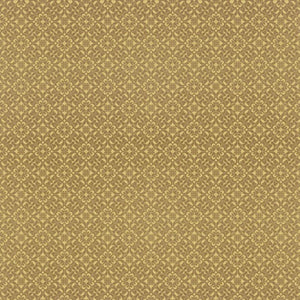 Papel Scrapbook Hot Stamping Litoarte SH30-032 Renda Dourado e Fundo Marrom 30x30cm - Palácio da Arte