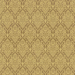 Papel Scrapbook Hot Stamping Litoarte SH30-037 Floral Dourado e Fundo Marrom 30x30cm - Palácio da Arte