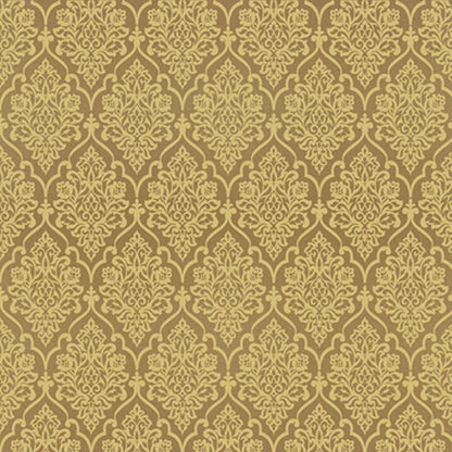 Papel Scrapbook Hot Stamping Litoarte SH30-037 Floral Dourado e Fundo Marrom 30x30cm - Palácio da Arte