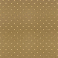 Papel Scrapbook Hot Stamping Litoarte SH30-048 Corações Dourado e Fundo Marrom 30x30cm - Palácio da Arte