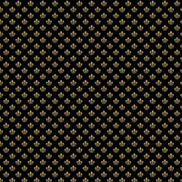 Papel Scrapbook Hot Stamping Litoarte SH30-054 Flor de Lis Dourado e Fundo Preto 30x30cm - Palácio da Arte