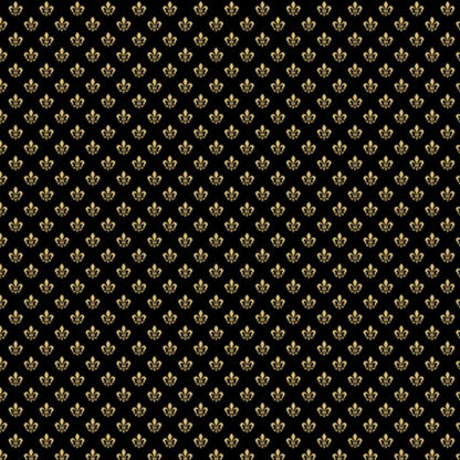 Papel Scrapbook Hot Stamping Litoarte SH30-054 Flor de Lis Dourado e Fundo Preto 30x30cm - Palácio da Arte