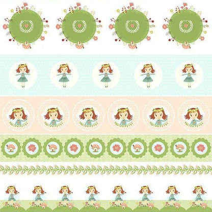 Papel Scrapbook Jardim das Fadas Tags e Bandeirolas SDF594 Toke e Crie - Palácio da Arte
