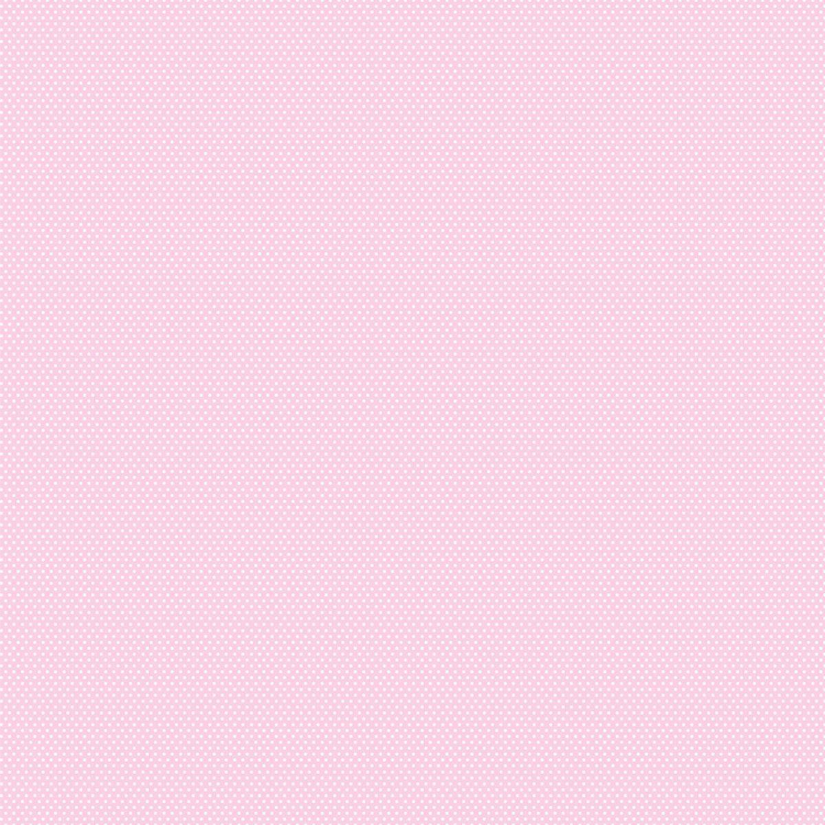 Papel Scrapbook Litoarte SBB-012 Poá Rosa 30,5x30,5cm - Palácio da Arte