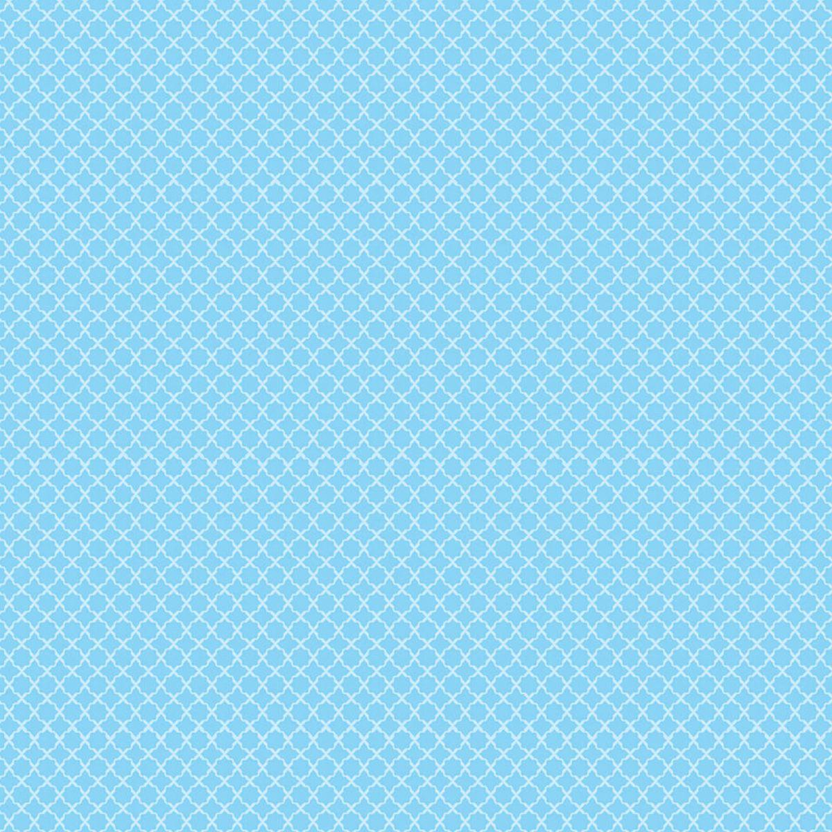 Papel Scrapbook Litoarte SBB-026 Indiano Azul 30,5x30,5cm - Palácio da Arte