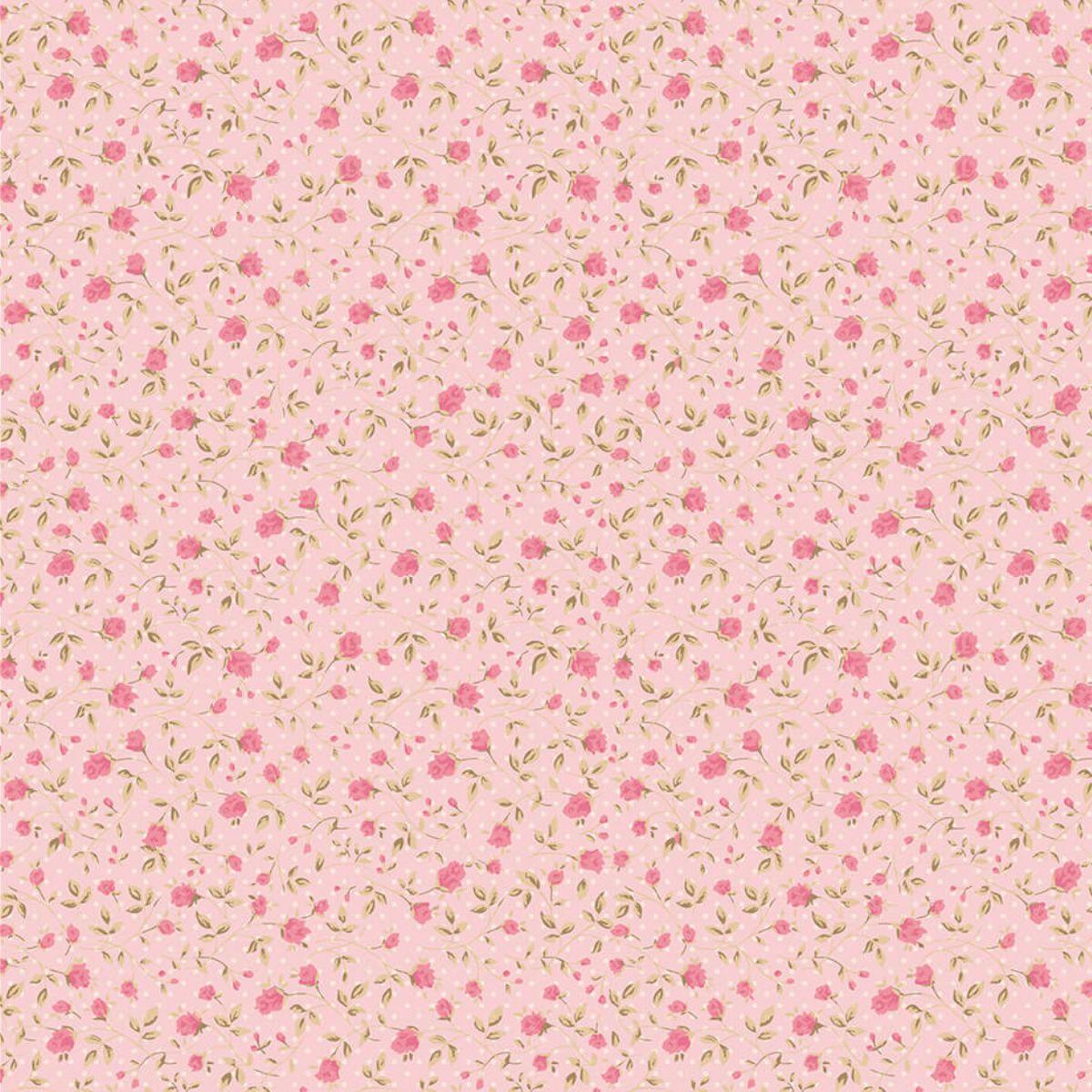 Papel Scrapbook Litoarte SBB-083 Botão de Rosas 30,5x30,5cm - Palácio da Arte
